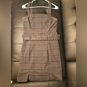 Fashion nova school girl dress with split on the sides